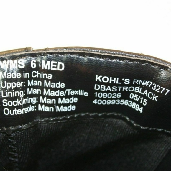 Dana Buchman Astro Black Quilted Moto MidCalf Boot - Picture 5 of 5